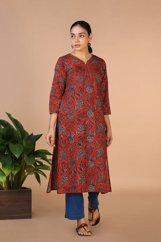 Bagru Handblock printed Kurti