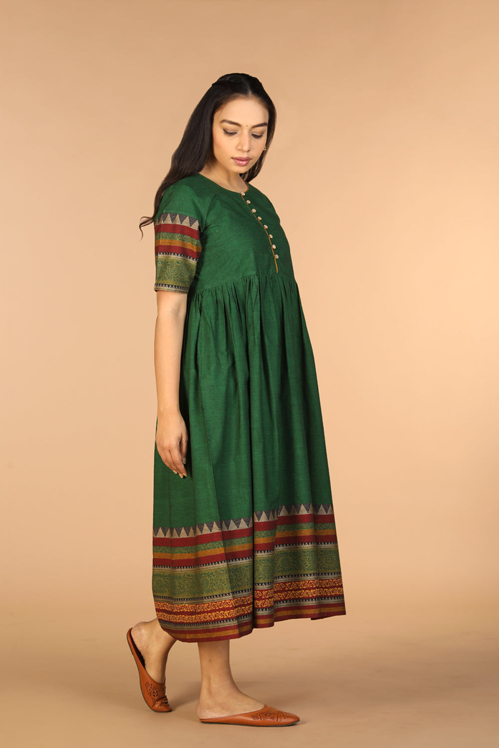 Woven ethnic dress