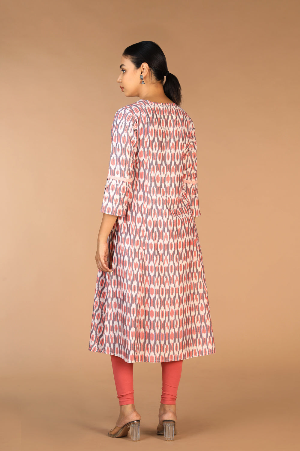 Cotton Pochampally Ikat kurti