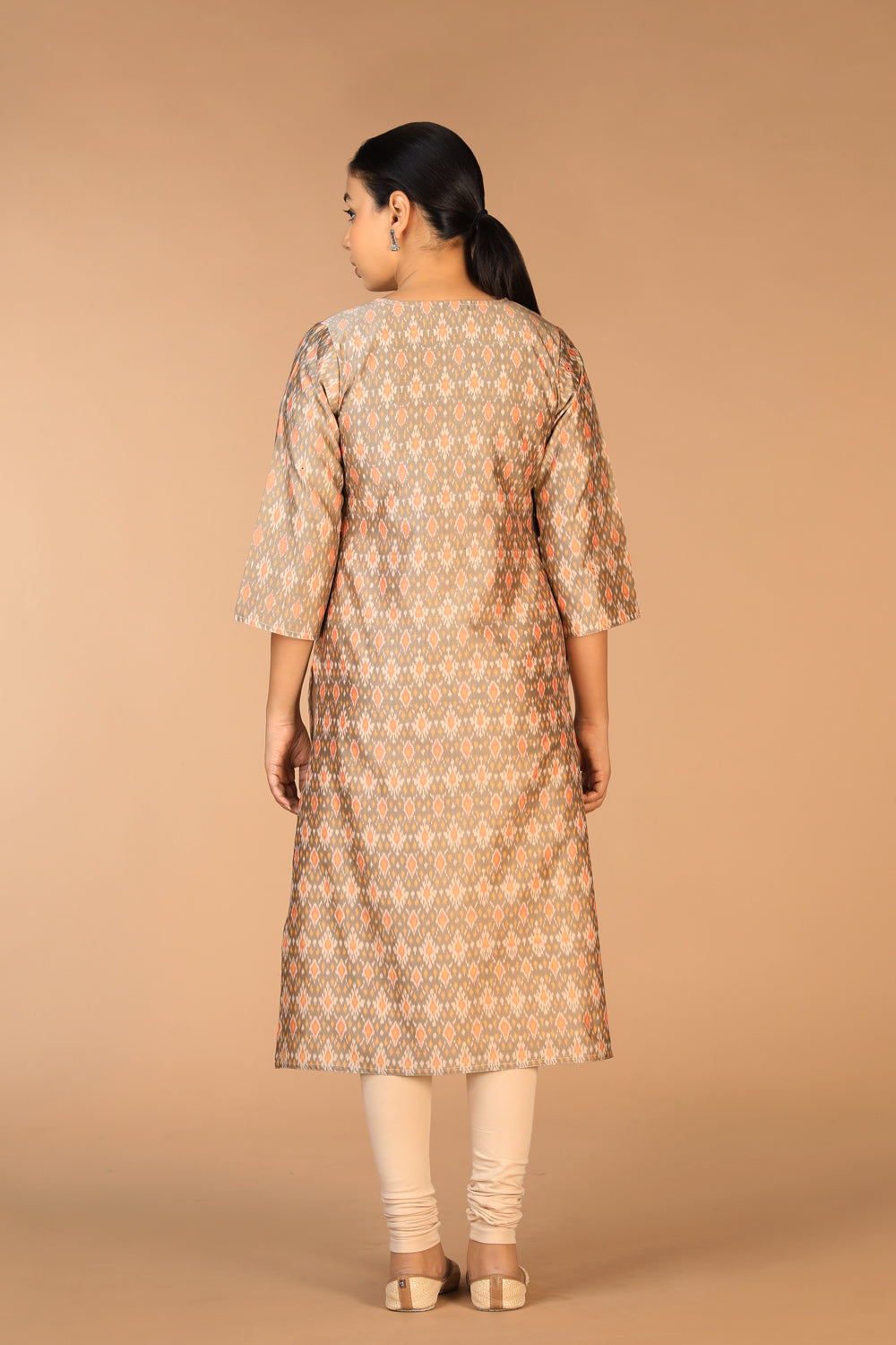 Handwoven Pochampally Silk Ikat Kurti