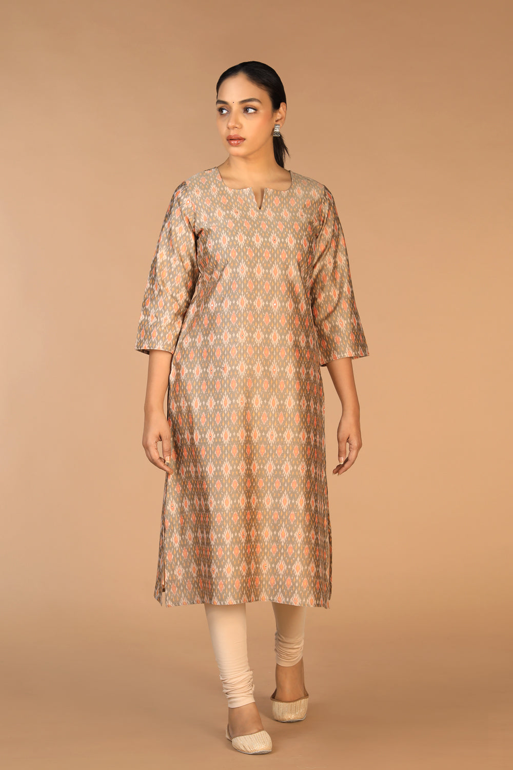 Handwoven Pochampally Silk Ikat Kurti