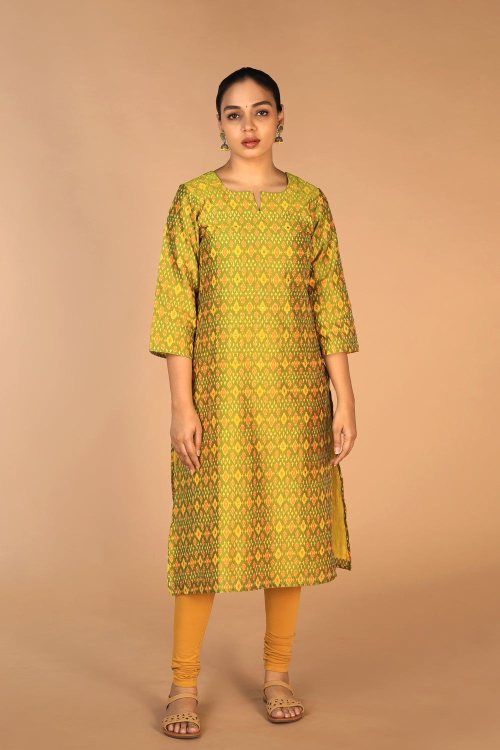 Handwoven Pochampally Silk Ikat Kurti