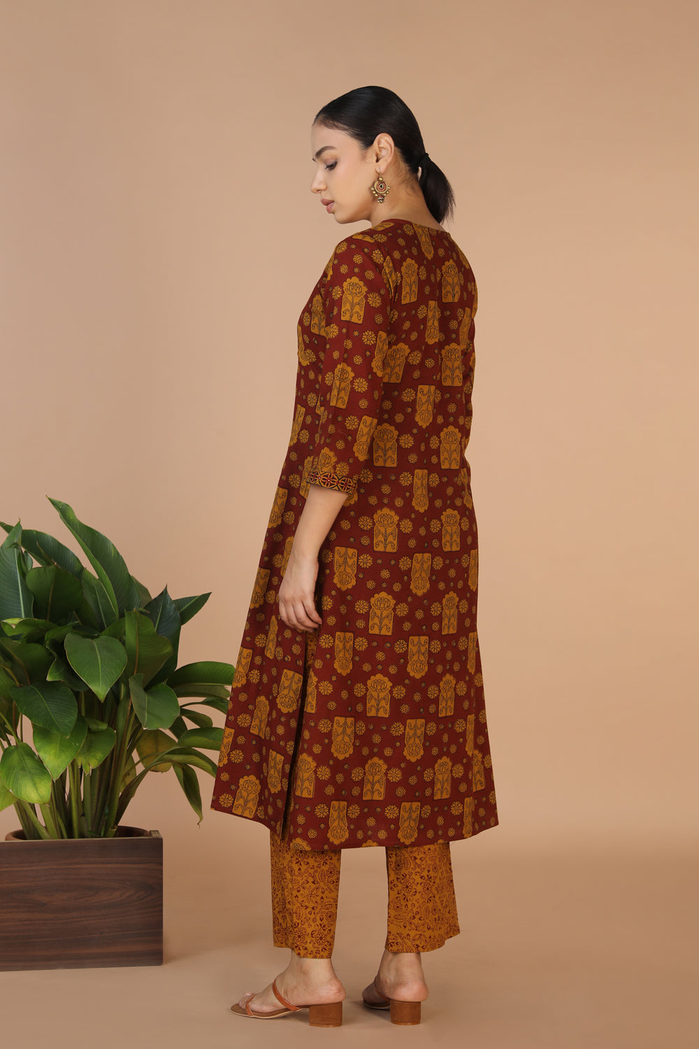 Bagh Handblock printed Kurta and pants set