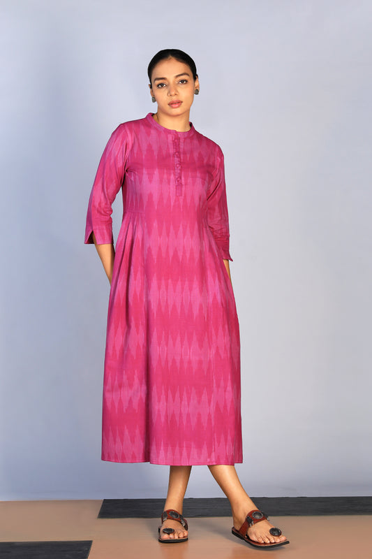 Cotton Pochampally Ikat dress