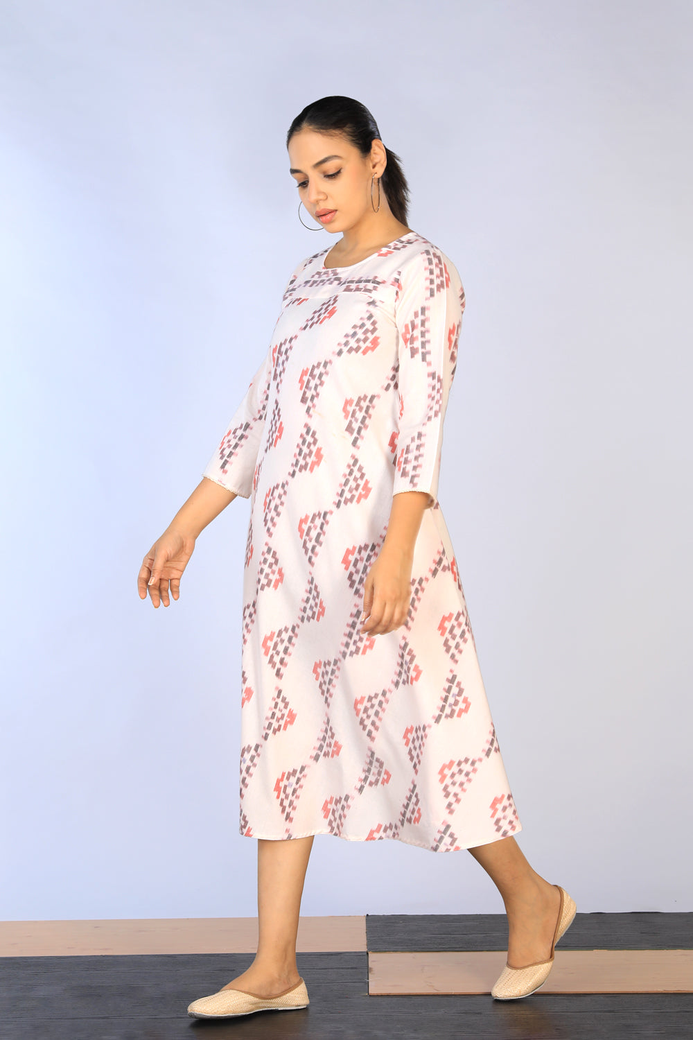 Cotton Pochampally Ikat Dress