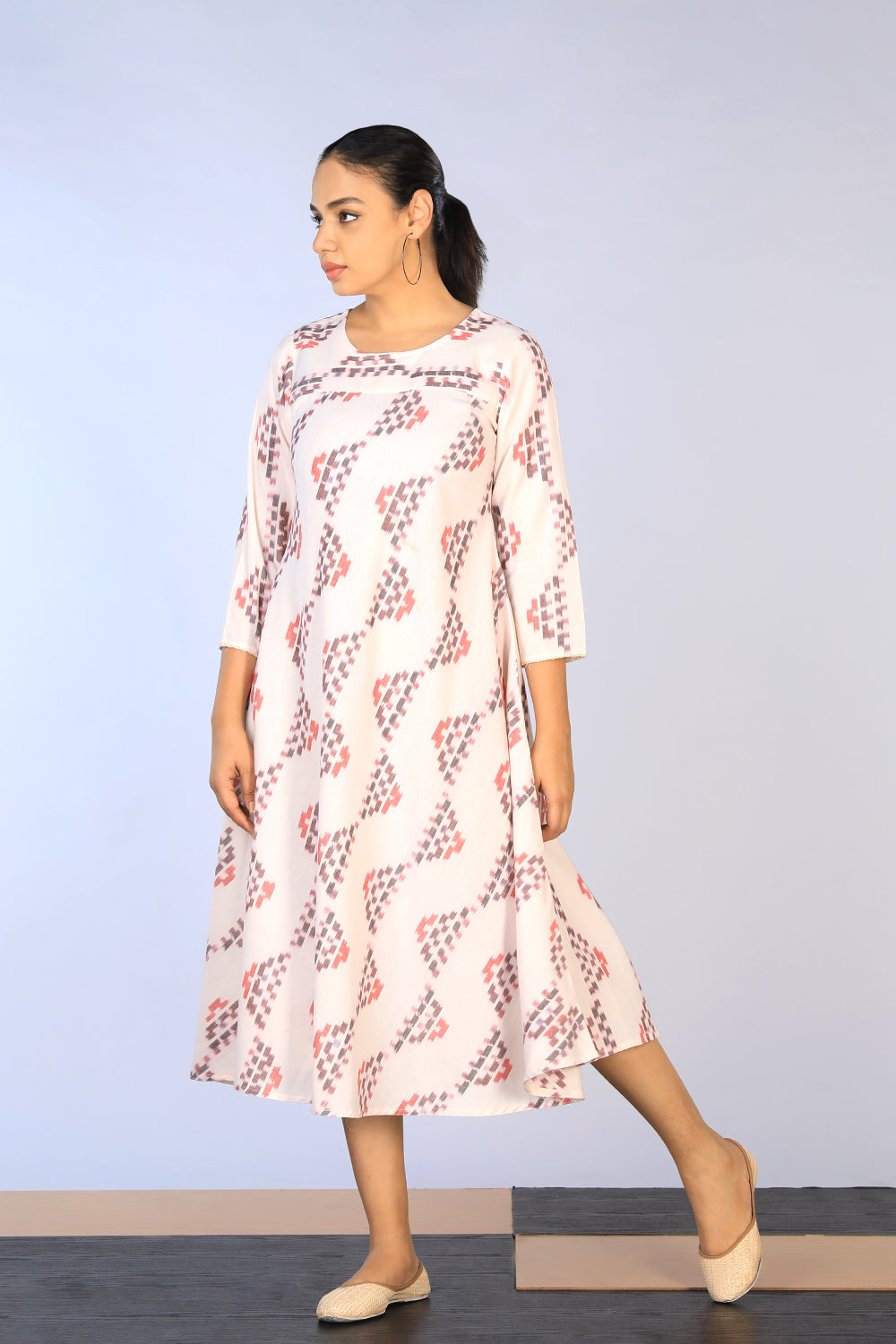 Cotton Pochampally Ikat Dress