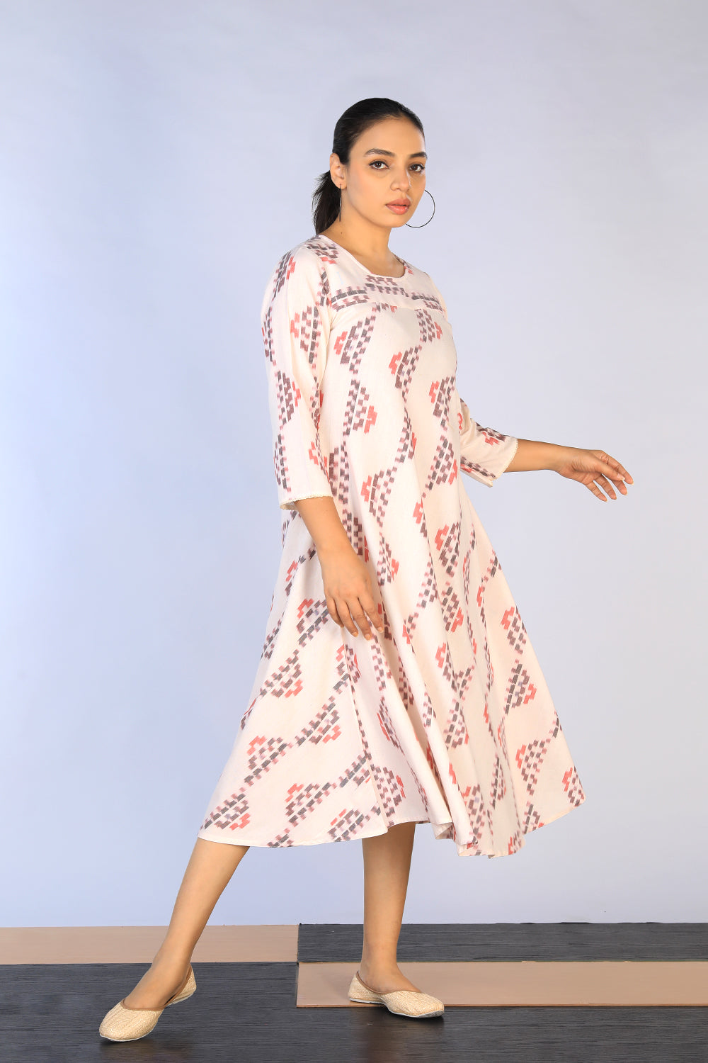 Cotton Pochampally Ikat Dress