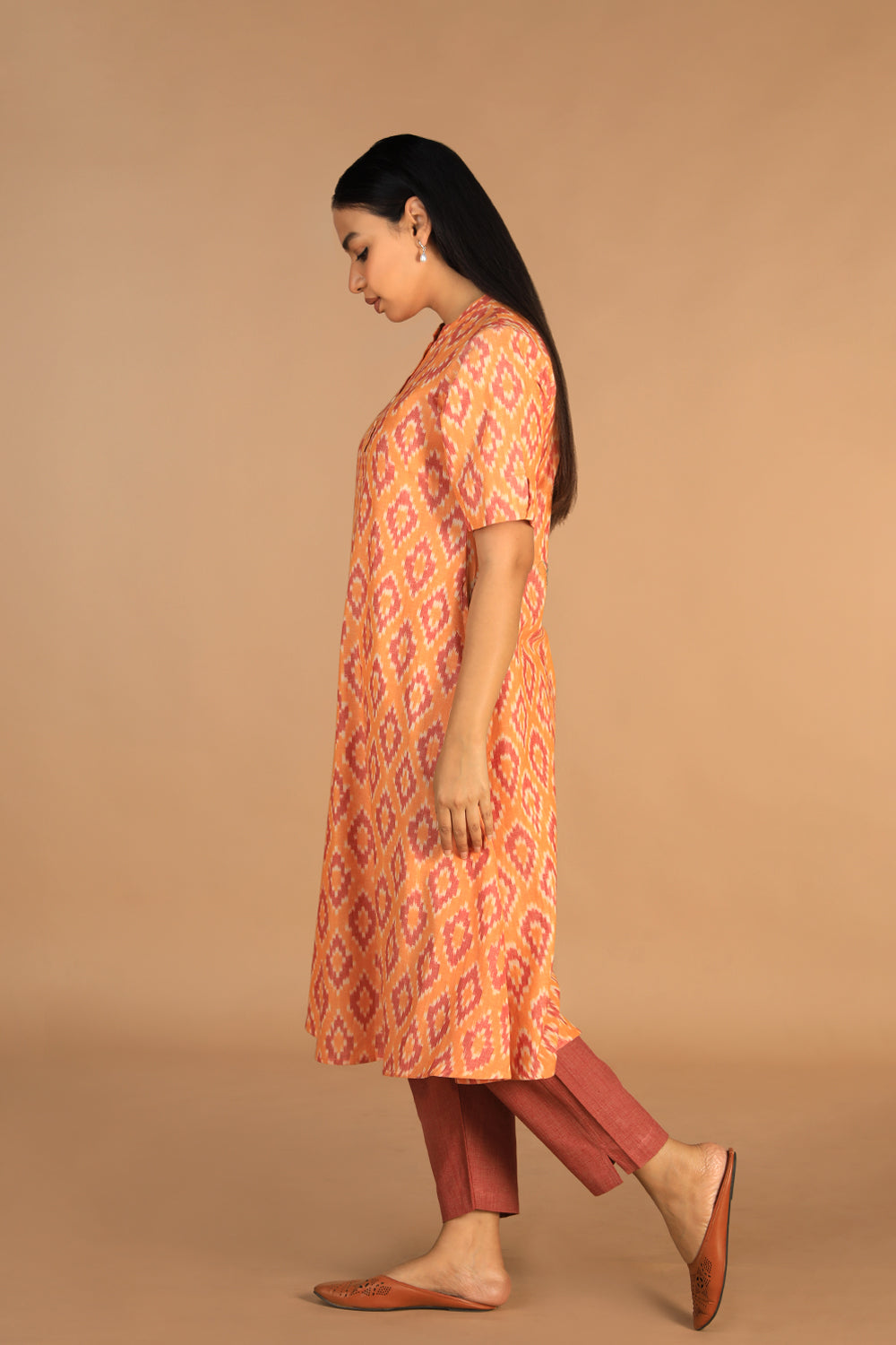 Cotton Ikat kurti