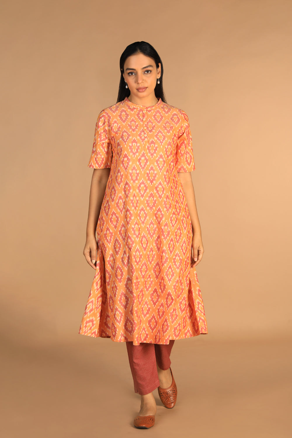 Cotton Ikat kurti