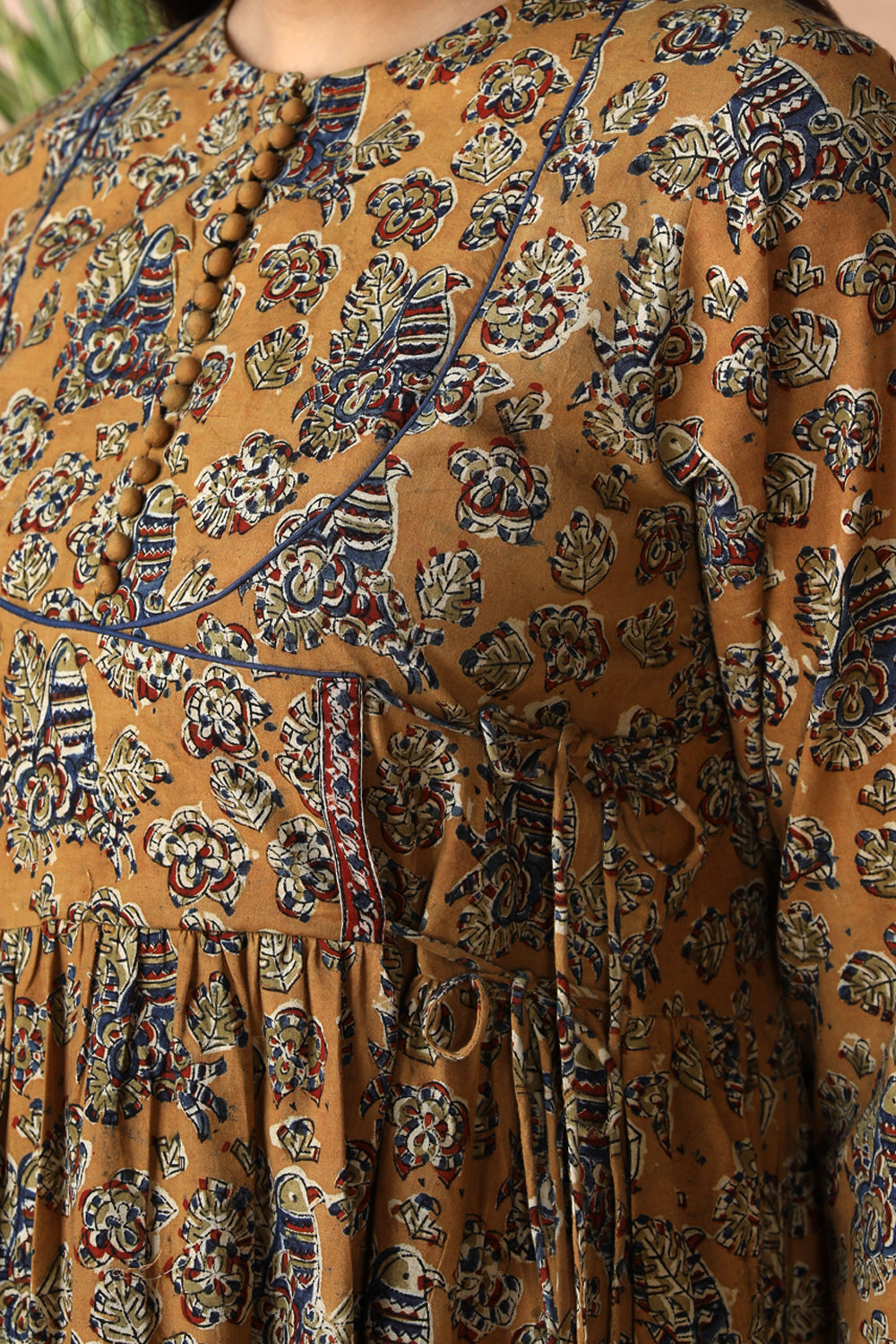 Kalamkari handblockprinted long dress