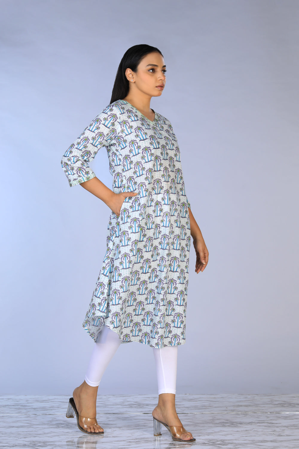 Handblock printed Kurti