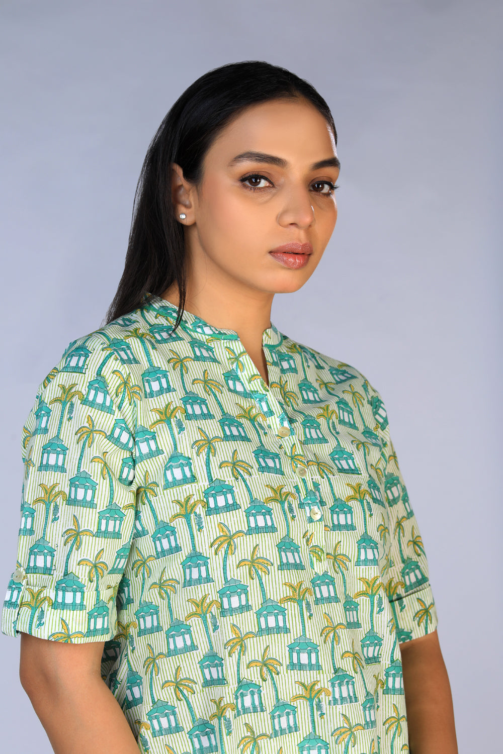 Handblock Printed short Kurti